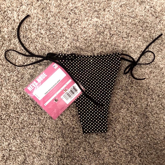 NWT - Neva Nude black diamond pastie and lingerie set - Picture 2 of 3
